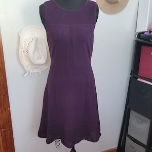 Ralph Lauren Elegant Purple Midi Dress